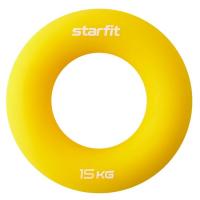 Эспандер кистевой STARFIT ES-404 кольцо, силикогель, d=8,8 см, 15 кг, желтый