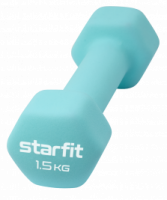 Гантель неопреновая STARFIT DB-201 1,5 кг, мятный