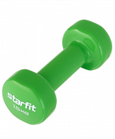 Гантель виниловая STARFIT DB-101 1,5 кг, зеленый