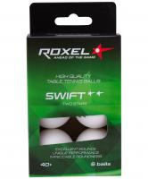 Мяч н/т Roxel 2* Swift, белый (6шт.)