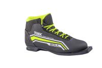 Ботинки лыжные TREK Soul1 черный (лого лайм неон) 75