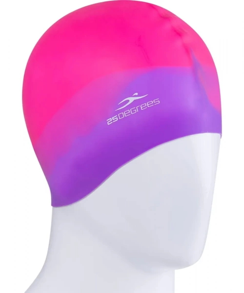 Шапочка для плавания 25DEGREES Relast Pink/Purple 25D21011A, силикон